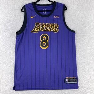 NBA Los Angeles Lakers Kobe Bryant 8 Lore Series Jersey Purple Gold‎ Size XXL